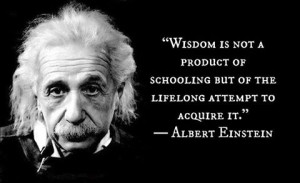 Einstein quote.