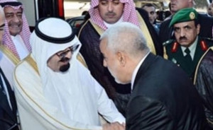 King Abdullah of Saudi Arabia was greeted at Casablanca airport by