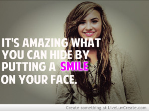 cute, fake a smile, girls, life, pretty, quote, quotes
