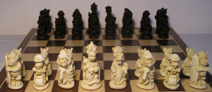 Crafted Funny Chess Board