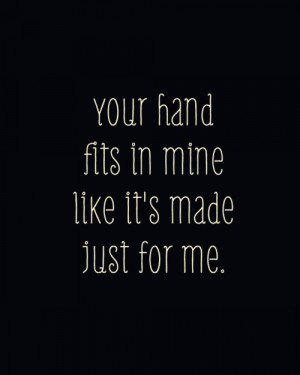 Little Things Quote (About gif, hand, love, mine, perfect, solo)
