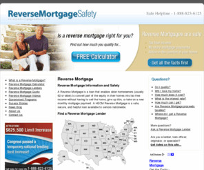 Reverse Mortgages - Reverse Mortgage Safety provides Lenders, Quotes ...