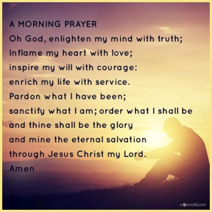 Morning Prayers