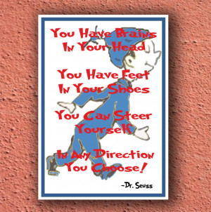Dr Seuss Room Decor ANY DIRECTION-other quotes and designs available ...
