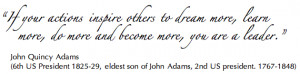John Quincy Adams quote