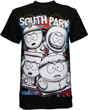 funny t shirt quotes Fifth Sun Mens South Park 3D Short-Sleeve T-Shirt ...