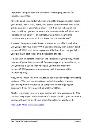 Home Insurance Quotes Online South Africa ~ South Africa Insurance ...