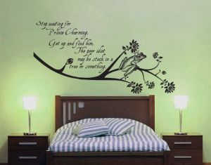 Stop Waiting for Prince Charming - Wall Decal - Medium