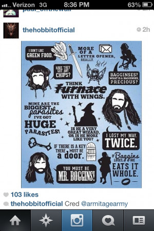 Great quotes from The Hobbit