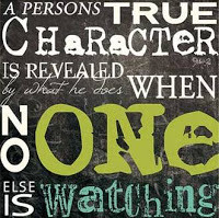 Two indications of a person's character are what makes him laugh and ...