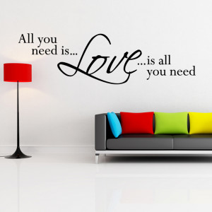 tweet need love wall quote wall stickers from abode wall art