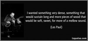 More Les Paul Quotes