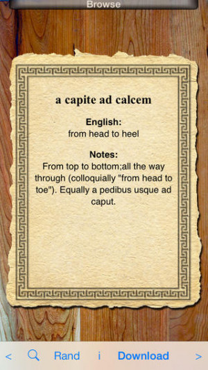 Latin Phrases App For Ipad
