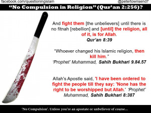 Islam: No Compulsion in Religion? Think Again!