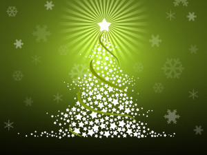 Free Christmas Wallpapers and PowerPoint Backgrounds Pictures- Green ...