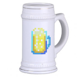 Bit Beer Pixel Art Coffee Mug