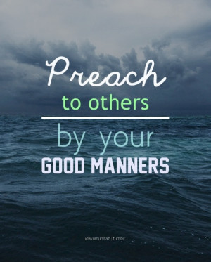 good manners