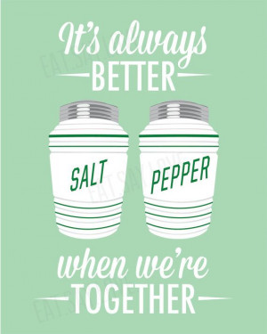 pepper print 8x10 kitchen art its always by EatSayLove: Peppers Quotes ...