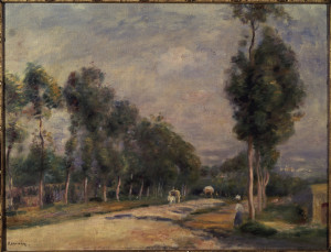 Image Pierre Auguste Renoir Renoir Road near Louveciennes 1895