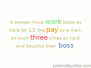 ... Quotes For Hard Working Woman ~ Inspirational Quotes for Women