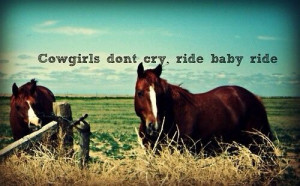 cowgirls don't cry