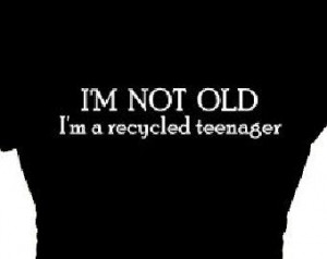 im not old im recycled teenager boomer retirement t shirt vintage tee ...