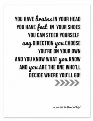 Dr.Seuss Quote Printable