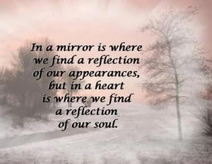 Mirror Quotes In a mirror