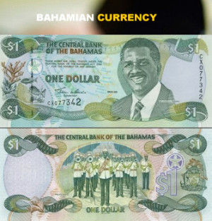 The Bahamas' unit of currency is the Bahamian dollar ($B) which is ...