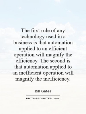 Business Efficiency Quotes and Sayings