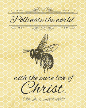 Pollinate the world with the pure love of Christ.