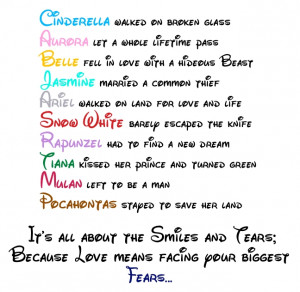 Disney Princess Disney Princess Love Quote