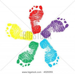 Baby Footprint Royalty Free