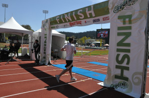 finished a marathon.