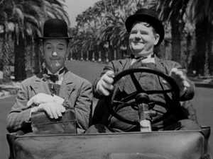 stan and ollie are driving to work on a glorious sunny morning stan ...