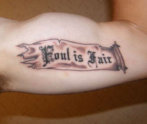 Cool Quote Tattoo