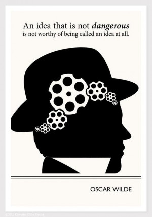 Art Print, Oscar Wilde Quote Illustration, Steampunk Poster, Art ...