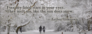 My Fated Stars In Your Eyes Facebook Cover