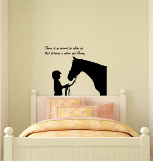 Cowgirl Quotes About Horses Horse decal-horse quote