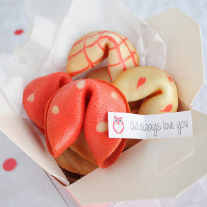 Photo Gallery of the Valentine Fortune Cookie Recipe