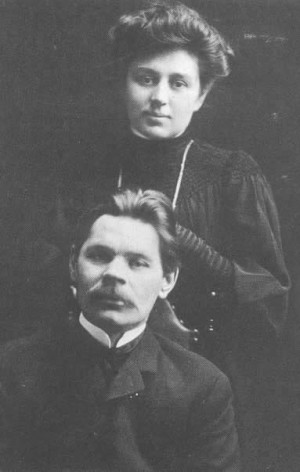 Maxim Gorky and Mme. Andreyeva created a scandal when they visited New ...
