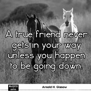 friendship quotes for pictures - Arnold H. Glasow - A true friend ...