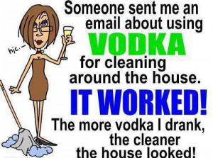 Funny vodka facebook status update