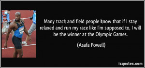 Track and Field Quotes
