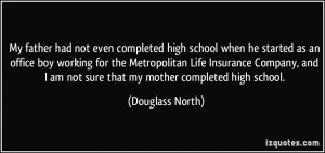 My father had not even completed high school when he started as an ...