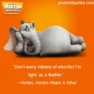 Funny Quotes From Horton Hears A Who!