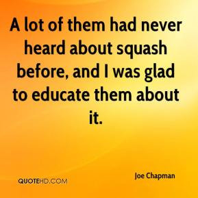 Squash Quotes