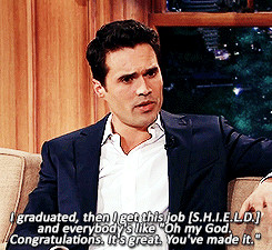 Brett Dalton talking about going to Yale with Lupita Nyong’o on ...