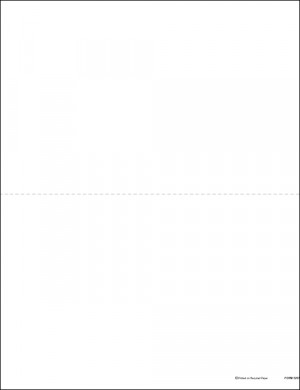 Item 82664.1, Item TF5207, 1099-MISC, Laser, 2-up Blank Paper