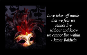 James Baldwin quote about love.